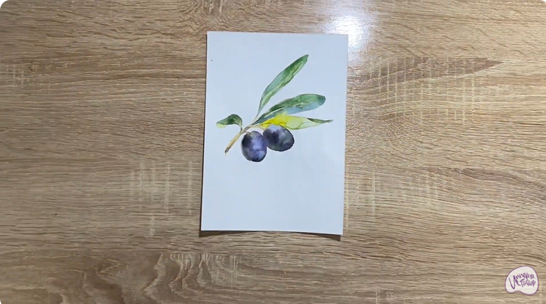 Рисуем Маслины