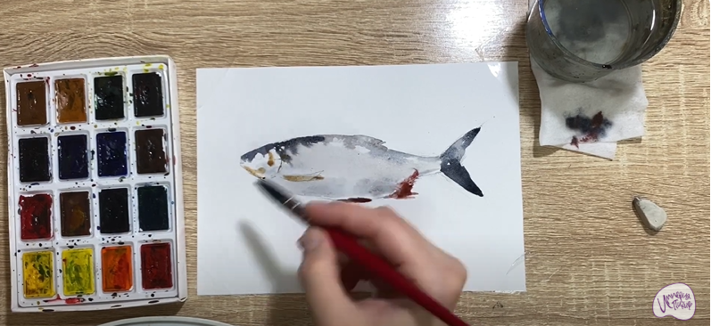 Рисуем Вобла