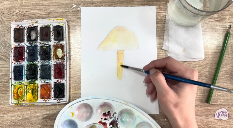 Рисуем Колпак кольчатый