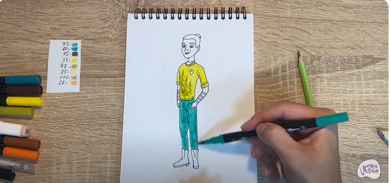 Рисуем Васко из "Царевны"
