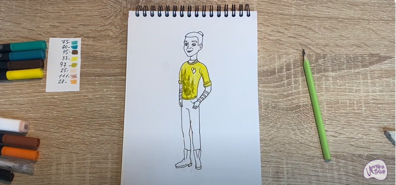 Рисуем Васко из "Царевны"