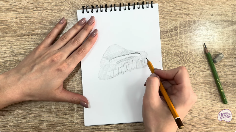 Рисуем Заколка-краб