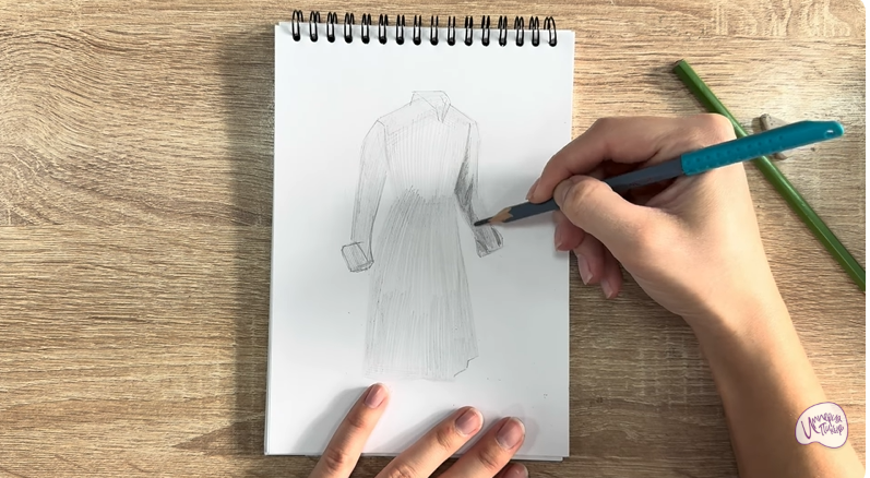 Рисуем Кафтан