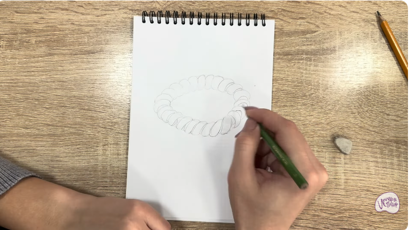 Рисуем Резинка-пружинка