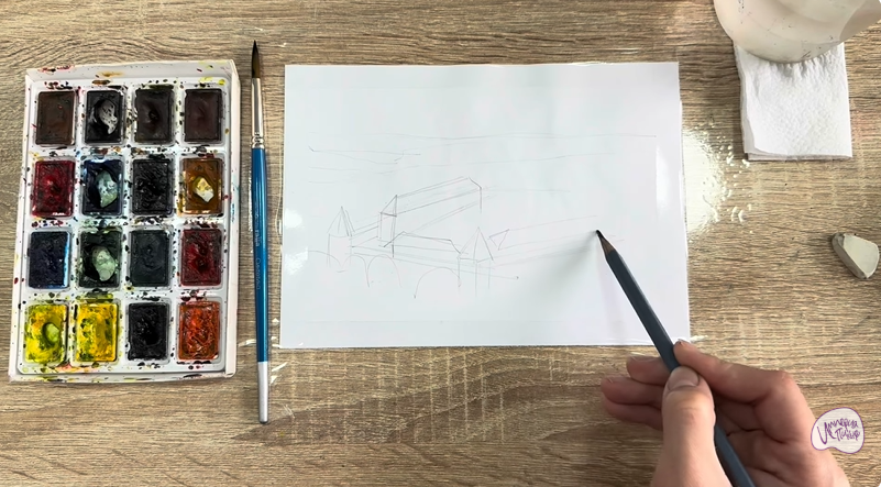 Рисуем Звенигород