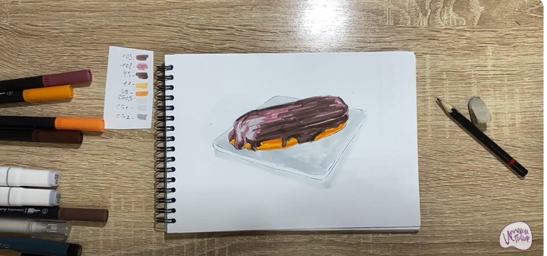 Рисуем Эклер