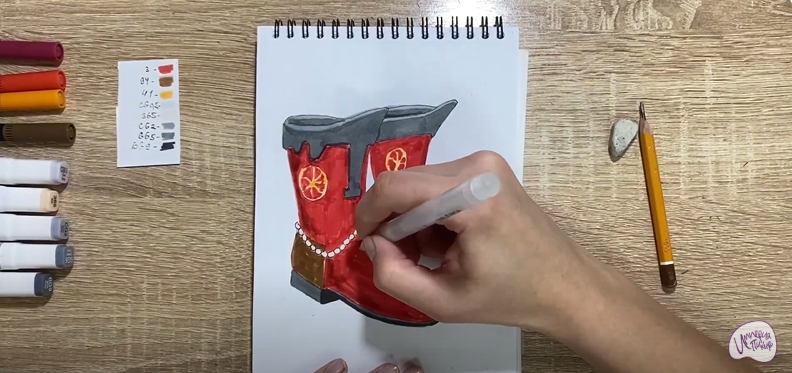 Рисуем Сапоги-скороходы