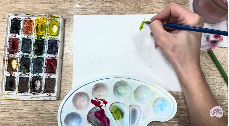 Рисуем Таволга