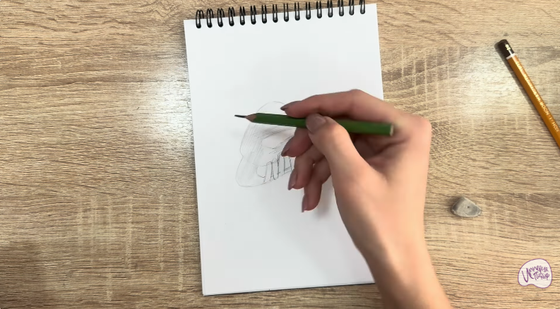 Рисуем Заколка-краб