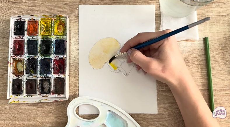 Рисуем Шампиньоны