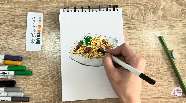 Рисуем Плов