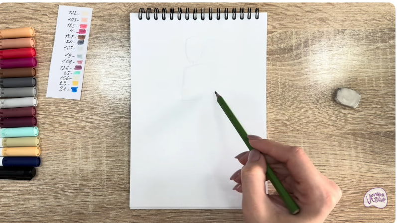 Рисуем Рина Винилион из" Доктор Динозавров"