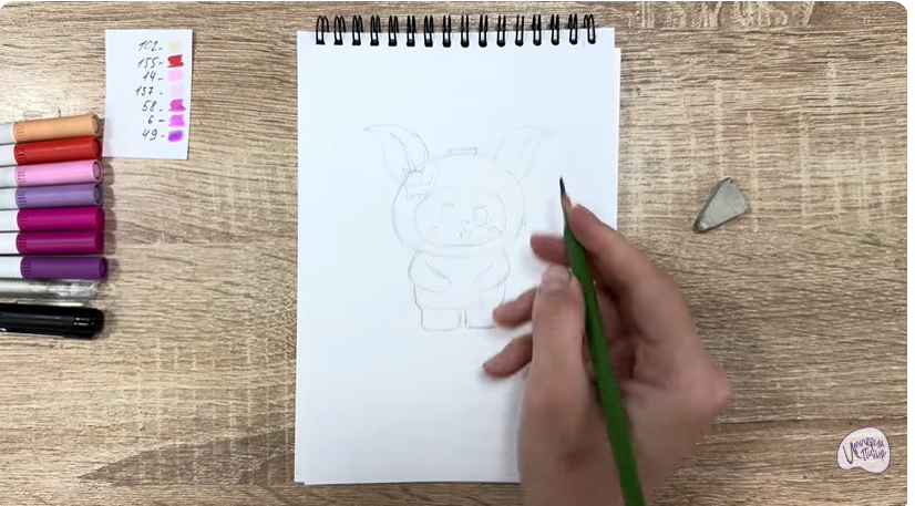 Рисуем Йокими