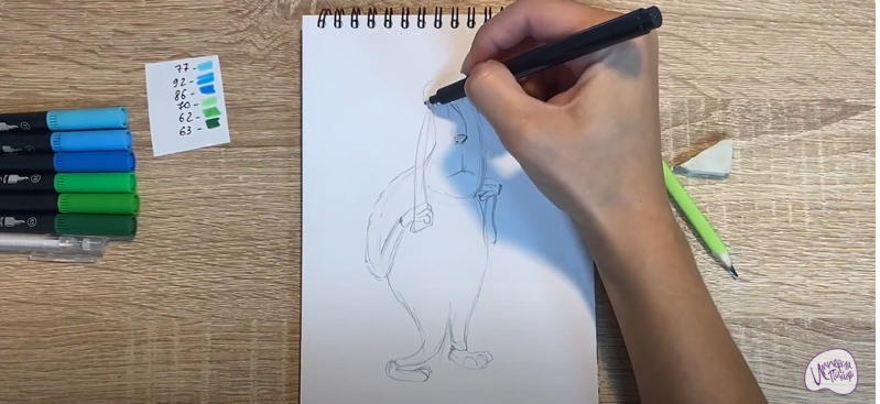 Рисуем Маффин из "Финник"