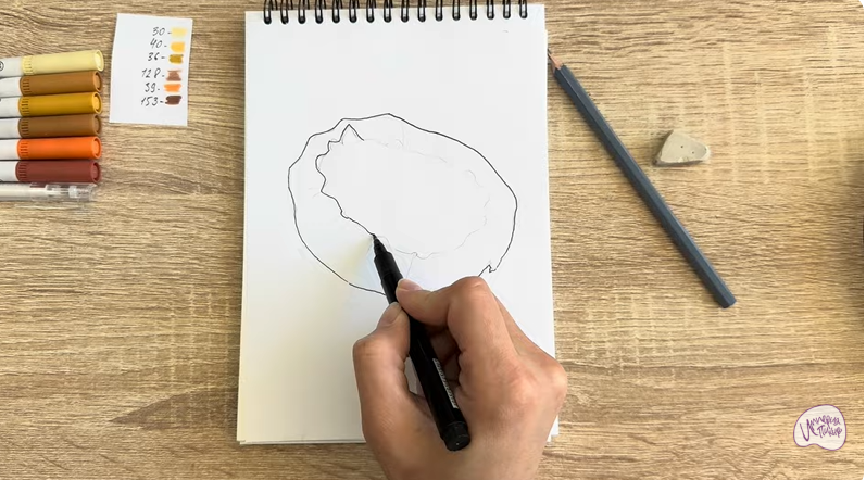 Рисуем Карельская калитка