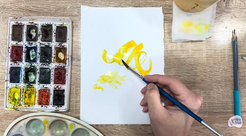 Рисуем Цедра лимона