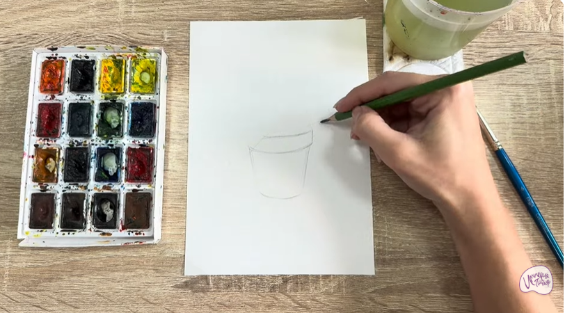 Рисуем Традесканция