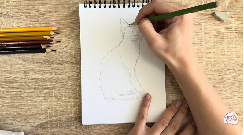 Рисуем Кошка Тойгер