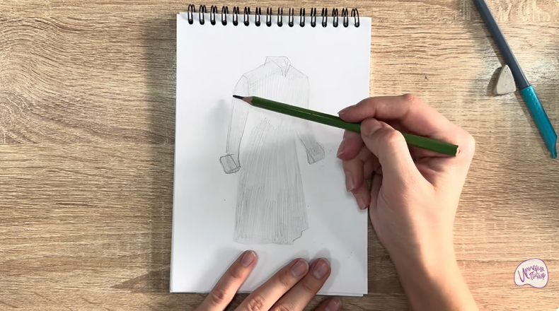 Рисуем Кафтан