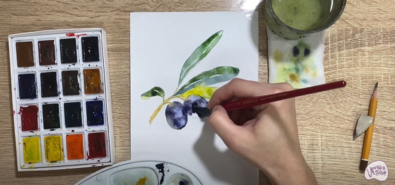 Рисуем Маслины