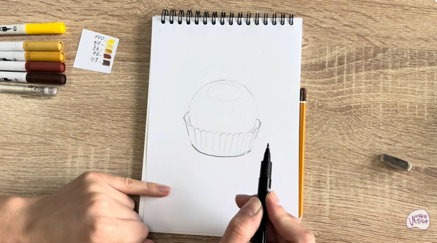 Рисуем Конфета Ферреро