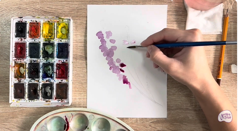 Рисуем Вереск