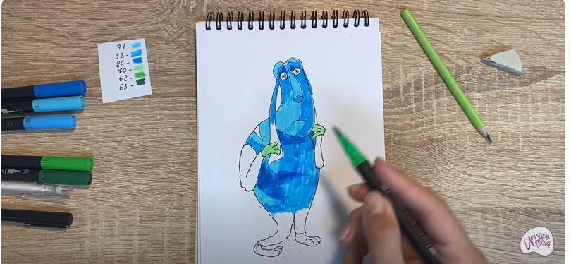 Рисуем Маффин из "Финник"