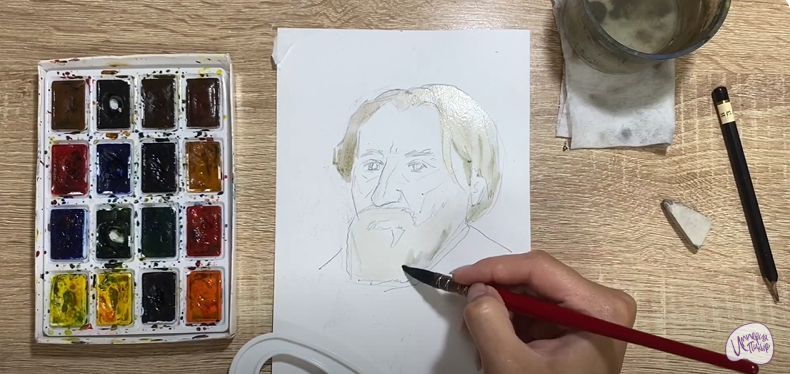 Рисуем Иван Сергеевич Тургенев