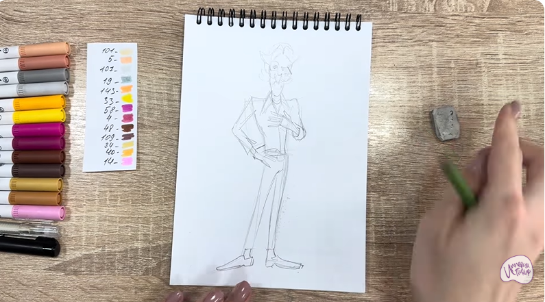 Рисуем Супербро из «Доктор Динозавров»