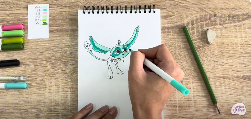 Рисуем Печалька из "Сказочный Патруль"