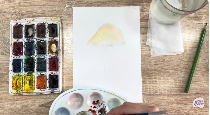 Рисуем Колпак кольчатый