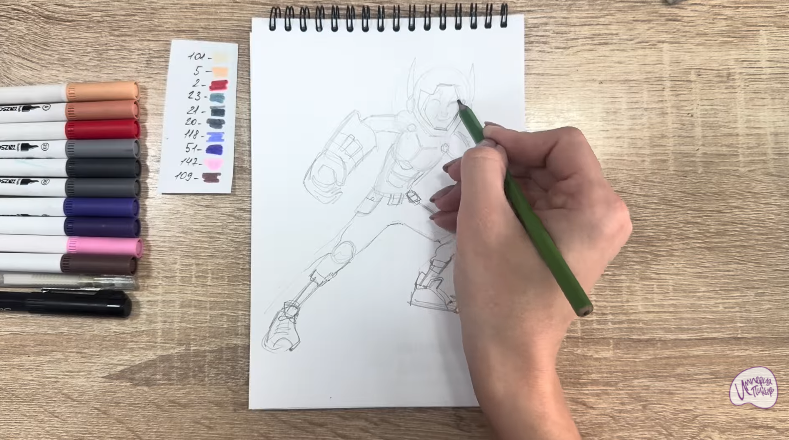 Рисуем Хиро Хамада из "Город Героев"