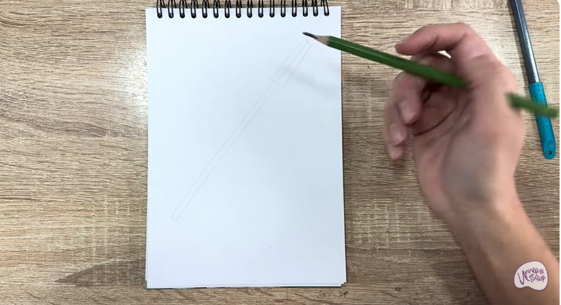 Рисуем Щеточка для бровей