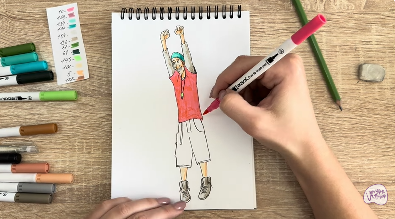 Рисуем Фред из "Город героев"