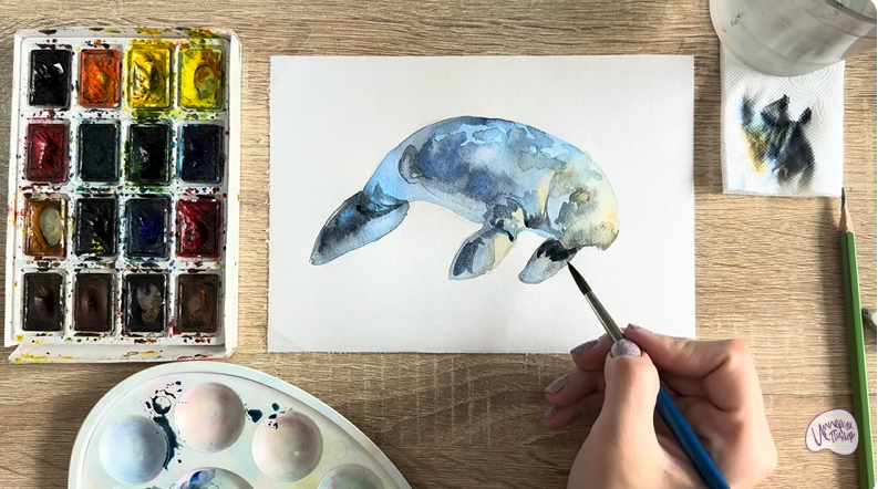 Рисуем Дюгонь