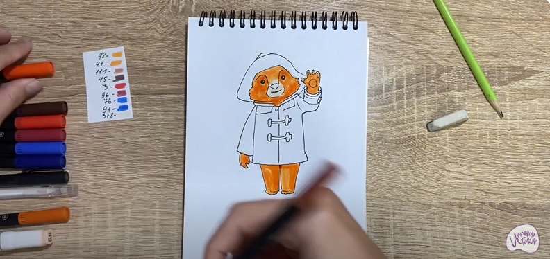 Рисуем Паддингтон