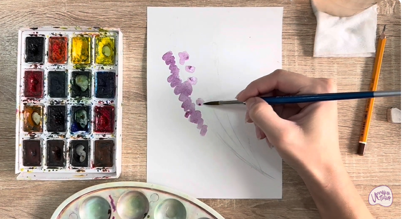 Рисуем Вереск