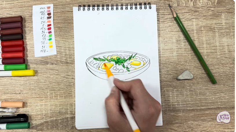 Рисуем Шакшука
