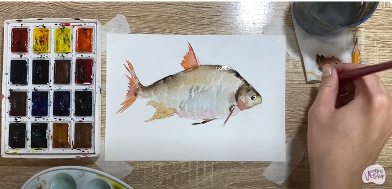 Рисуем Лещ