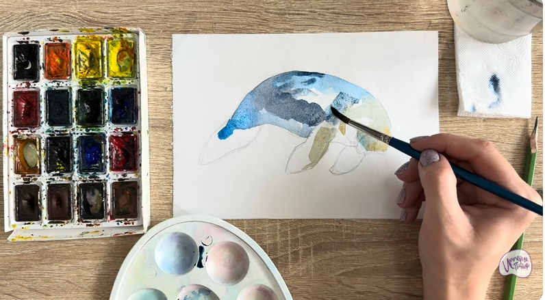 Рисуем Дюгонь