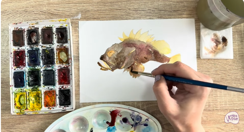 Рисуем Скорпена