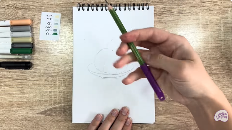 Рисуем Сыр Буратта