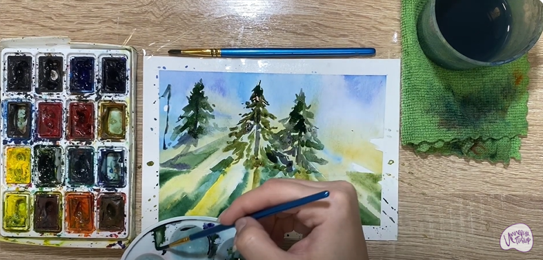 Рисуем Луч солнца