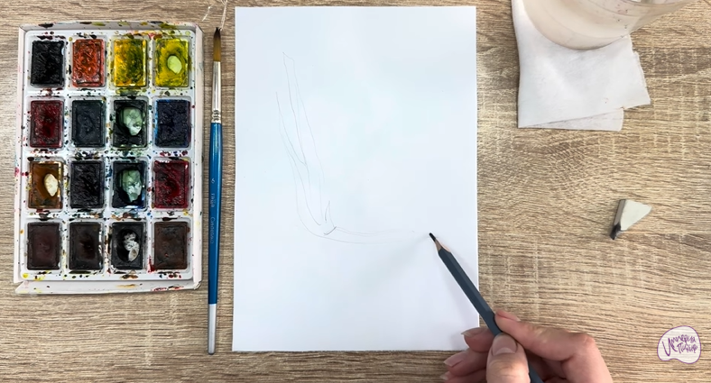 Рисуем Аир болотный