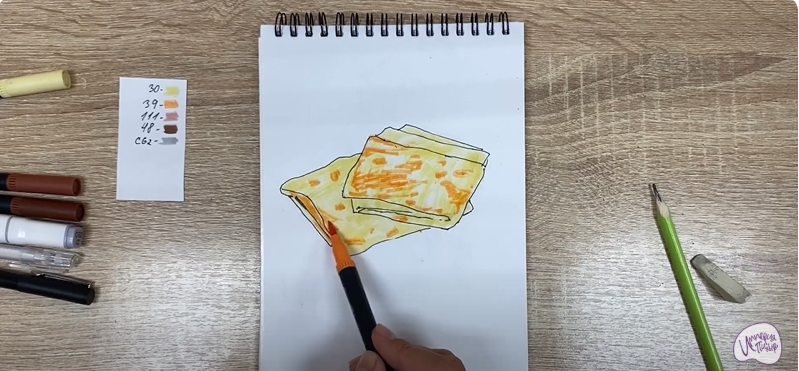 Рисуем Лаваш