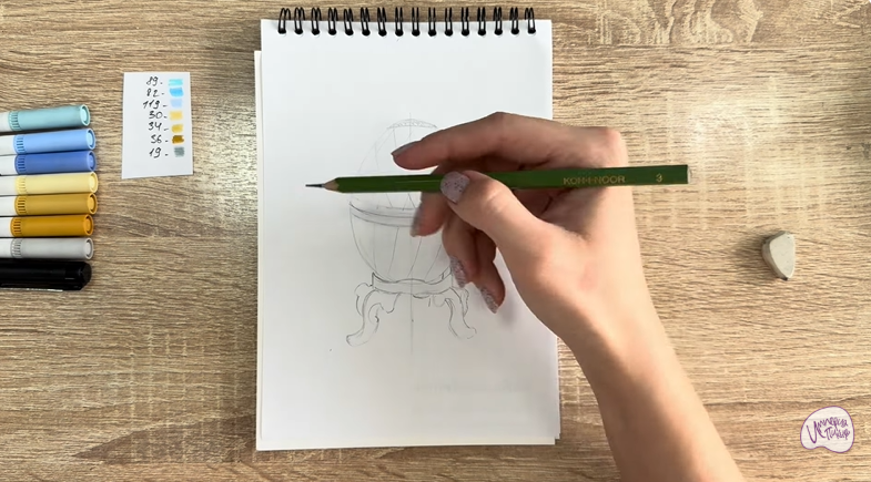 Рисуем Яйцо Фаберже