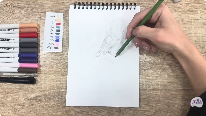 Рисуем Хиро Хамада из "Город Героев"