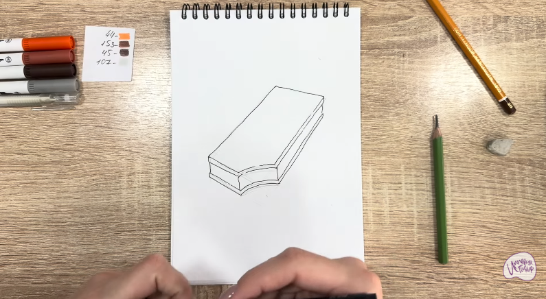 Рисуем Молочный ломтик