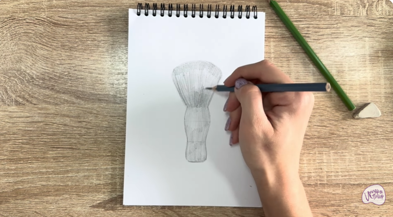 Рисуем Кисть-смётка