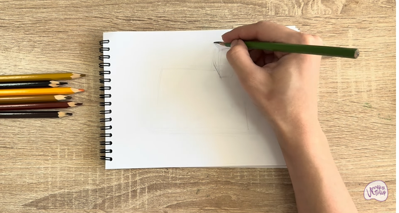 Рисуем Кот породы Оцикет